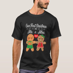 Unsere ersten Weihnachten als Herr und Frau 2020 L T-Shirt