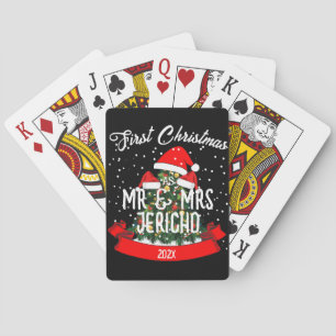 Unsere ersten Weihnachten als Herr und Frau Newlyw Spielkarten