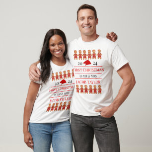 Unsere ersten Weihnachten als Herr und Frau Newlyw T-Shirt