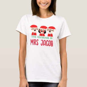 Unsere ersten Weihnachten als Herr und Frau Newlyw T-Shirt