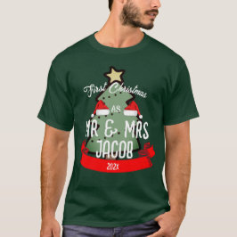 Unsere ersten Weihnachten als Herr und Frau Newlyw T-Shirt