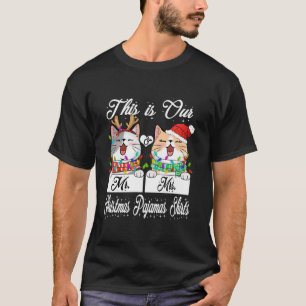 Unsere ersten Weihnachten als Herr und Frau Pjs Pa T-Shirt