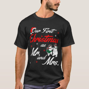 Unsere ersten Weihnachten als Herr und Frau Tshirt