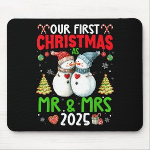 Unsere ersten Weihnachten als Mr. & Mrs. 2025 Mousepad