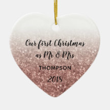 Unsere ersten Weihnachten als Mr. & Mrs. Verheirat