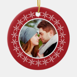 Unsere ersten Weihnachten als Mr. Snowflake Orname Keramik Ornament