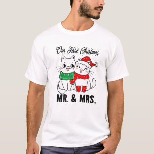 Unsere ersten Weihnachten als Mr. und Mrs. 2021 Ca T-Shirt