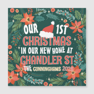 Unsere ersten Weihnachten in unserem neuen, kühlen Magnetkarte