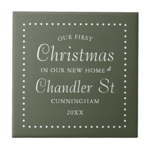 Unsere ersten Weihnachten in unserem neuen Zuhause Fliese