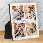 Unsere ersten Weihnachten in unserem neuen Zuhause Fotoplatte<br><div class="desc">Design besteht aus modernem,  schicken Typografie mit Sans Serif und Serif Schriftart. Fügen Sie benutzerdefinierte Fotos der Familie und neue Zuhause und Jahr.</div>
