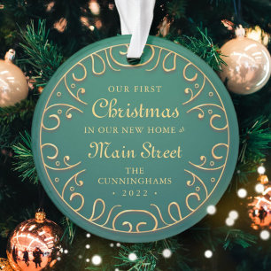 Unsere ersten Weihnachten in unseren neuen Zuhause Ornament