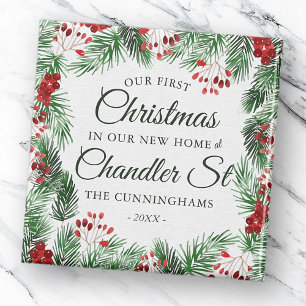 Unsere ersten Weihnachten in unserer neuen Zuhause Magnet