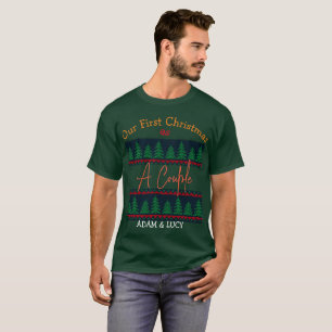 Unsere ersten Weihnachten Mr. und Mrs. /Couple neu T-Shirt