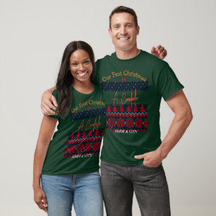 Unsere ersten Weihnachten Mr. und Mrs. /Couple neu T-Shirt