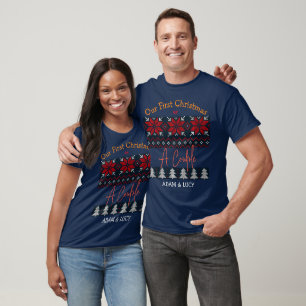 Unsere ersten Weihnachten Mr. und Mrs. /Couple neu T-Shirt
