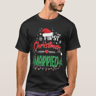 Unsere ersten Weihnachten Verheiratet neu verheira T-Shirt