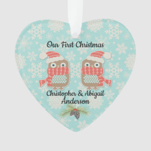 Unsere ersten Weihnachtsschalen Ornament