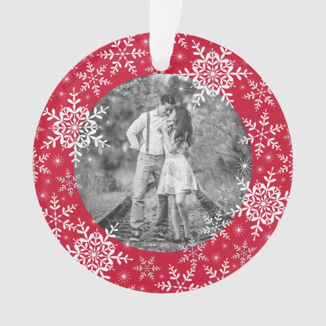 Unsere erstes Weihnachtsverheirateten Ornament (Vorderseite)