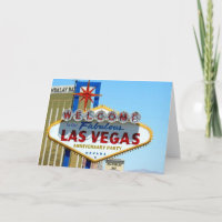 Unsere fabelhafte Las Vegas-Jubiläumskarte