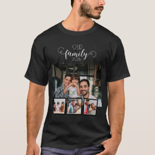 Unsere Familie 4 FotoCollage T-Shirt