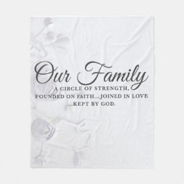 Unsere Familie Fleecedecke