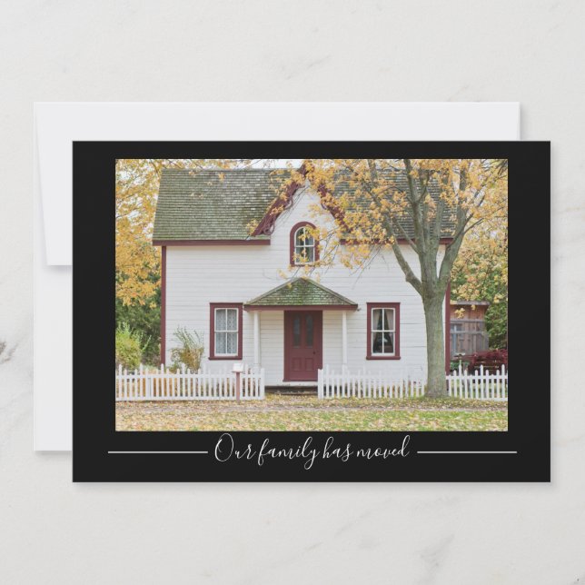 Unsere Familie hat das Foto "Custom House" Black Ankündigung (Vorderseite)