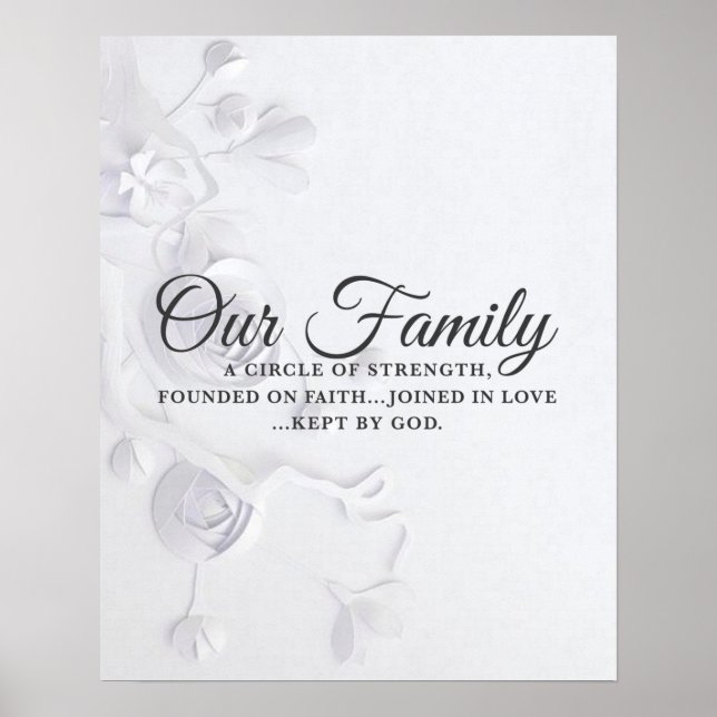 Unsere Familie Poster (Vorne)