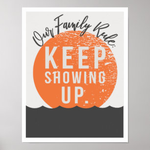 Unsere Familienregel 11"x14" Art Print Poster