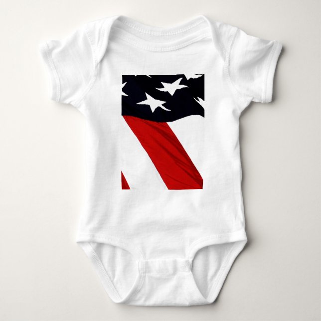 Unsere Flagge Baby Strampler (Vorderseite)