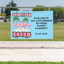 Unsere Flock Rocks Custom Flamingo Family Wiederse