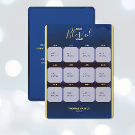 Unsere Fotokarte für den Urlaub im gesegneten Jahr Feiertagskarte