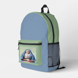 Unsere Frau der Trauern mit dem Gebet Bedruckter Rucksack