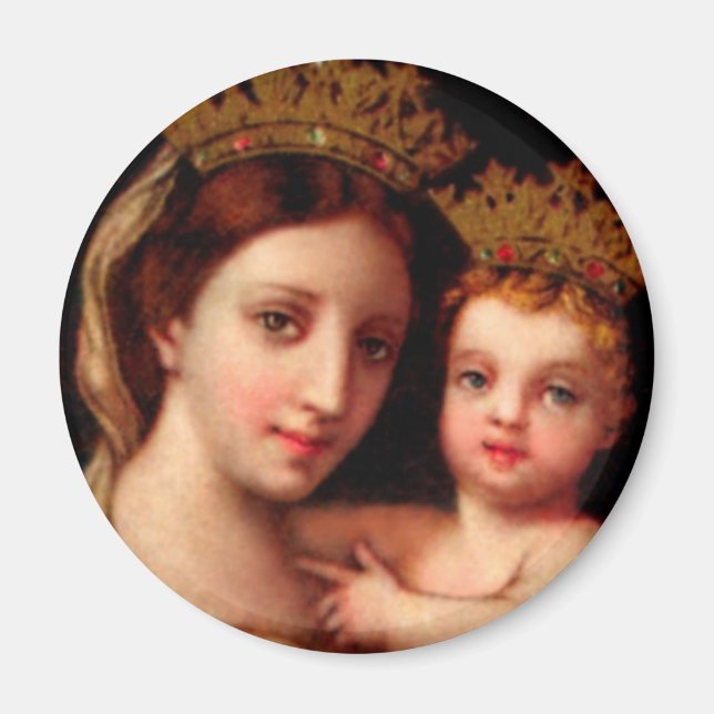 Unsere Frau des Vertrauens Magnet (Vorne)