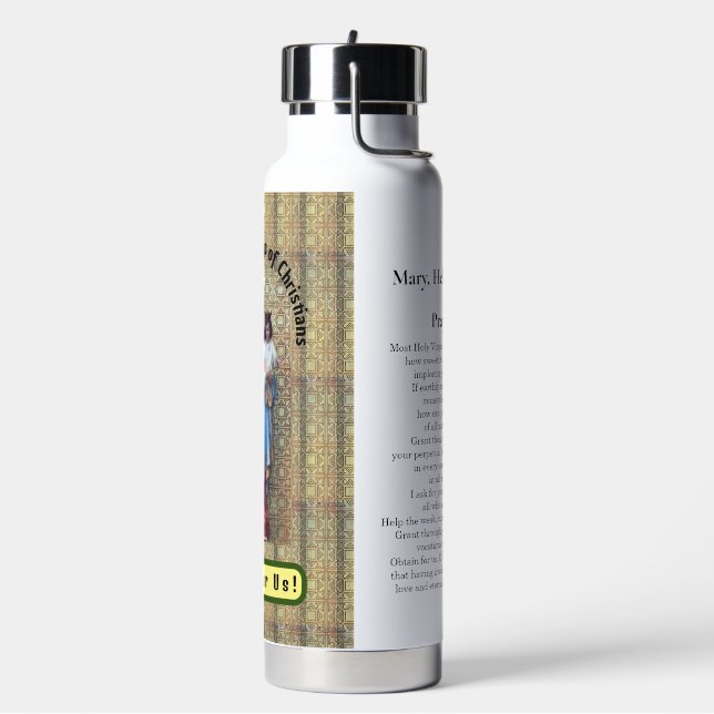 Unsere Frau Mary, Hilfe von Christen Trinkflasche (Links)