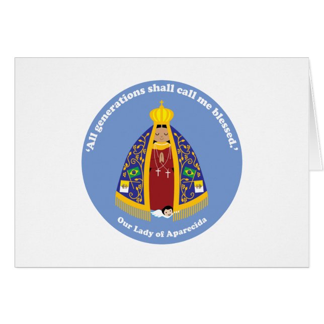 Unsere Frau von Aparecida (Vorderseite (Horizontal))