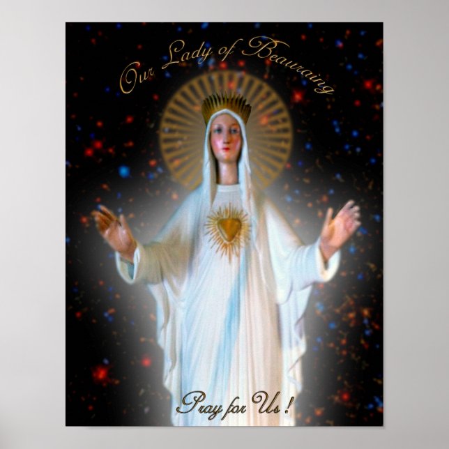 Unsere Frau von Beauraing Poster (Vorne)