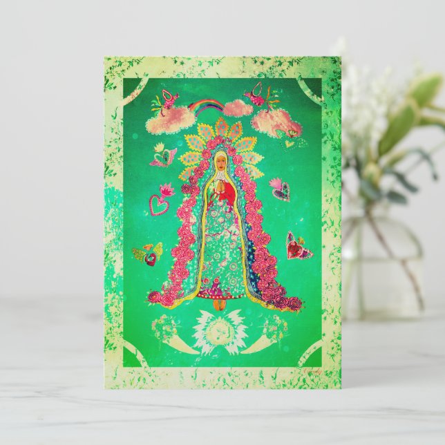 Unsere Frau von Guadalupe (Stehend Vorderseite)