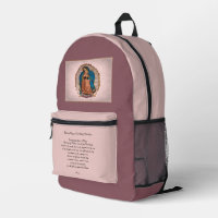 Unsere Frau von Guadalupe 1531 mit Gebet