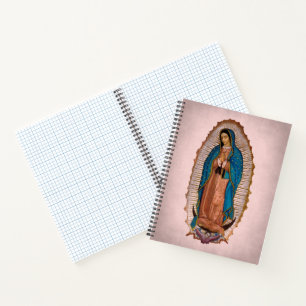 Unsere Frau von Guadalupe 1531 mit Gebet Notizbuch