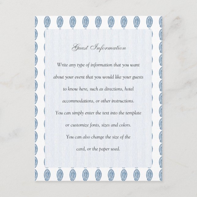 Unsere Frau von Guadalupe Begleitkarte (Vorderseite)