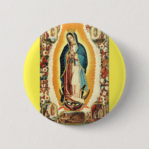 Unsere Frau von Guadalupe Button