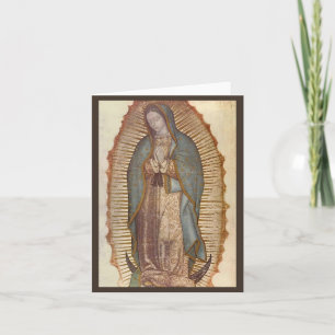 Unsere Frau von Guadalupe Dankeskarte