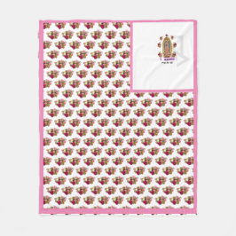 Unsere Frau von Guadalupe Fleecedecke