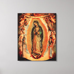 Unsere Frau von Guadalupe Leinwanddruck