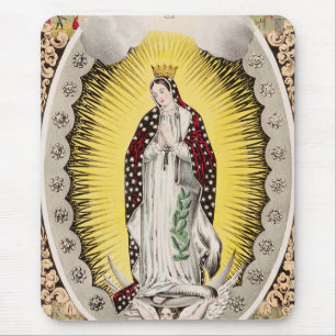Unsere Frau von Guadalupe Mousepad