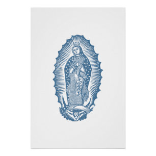 Unsere Frau von Guadalupe Poster
