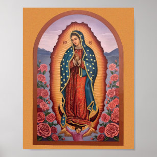 Unsere Frau von Guadalupe Poster
