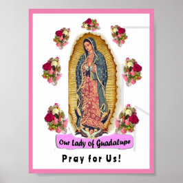 Unsere Frau von Guadalupe Poster