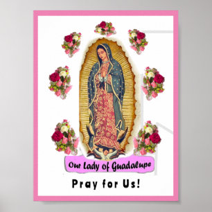 Unsere Frau von Guadalupe Poster