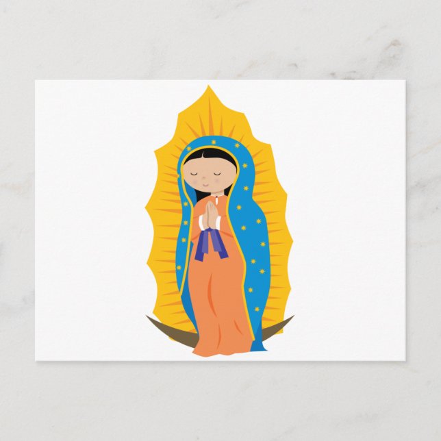 Unsere Frau von Guadalupe Postkarte (Vorderseite)
